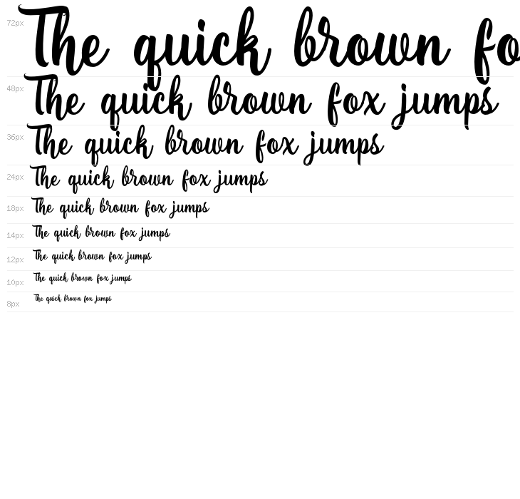 LanjutinFreeDemo-Regular Waterfall