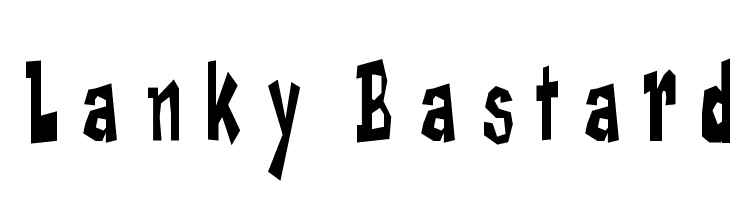 Lanky Bastard  免费字体下载