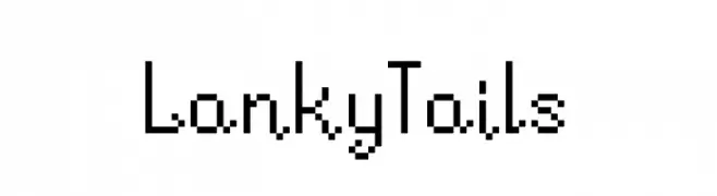 LankyTails  font caratteri gratis