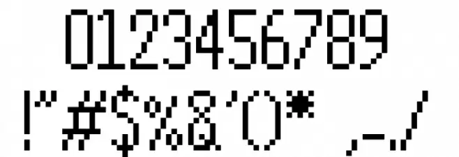 LankyTails Font OTHER CHARS