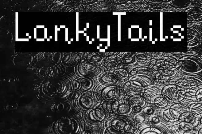 LankyTails Font examples