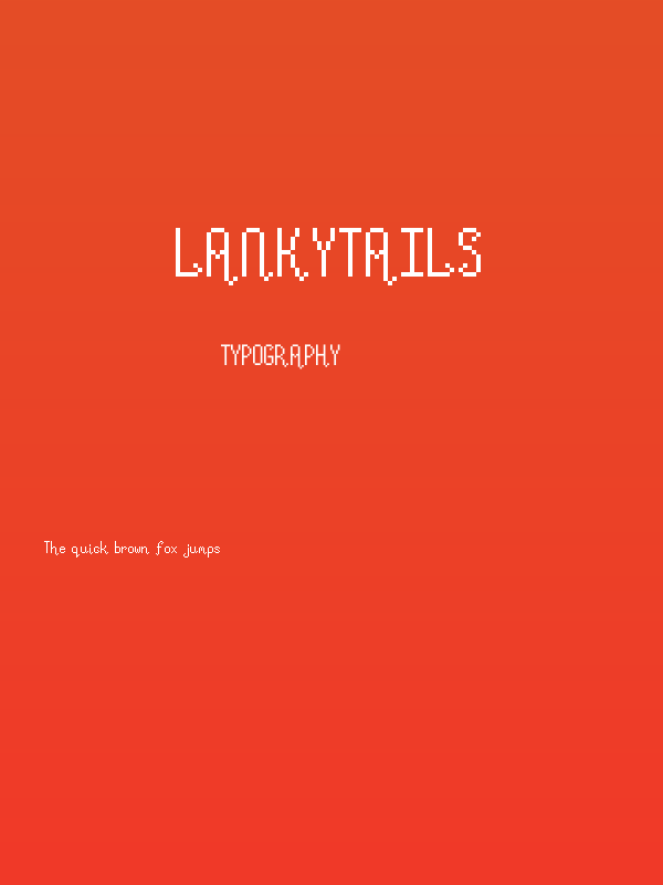 LankyTails Poster