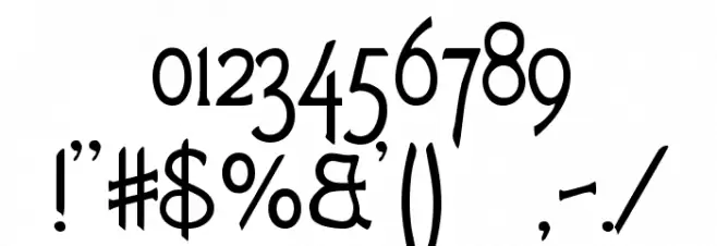 Lansbury FG Font OTHER CHARS