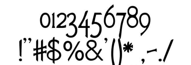 Lansbury FG Font OTHER CHARS