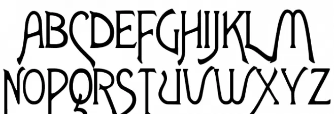 Lansbury FG Schriftart Groß