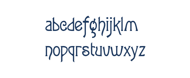 Lansbury FG Lowercase