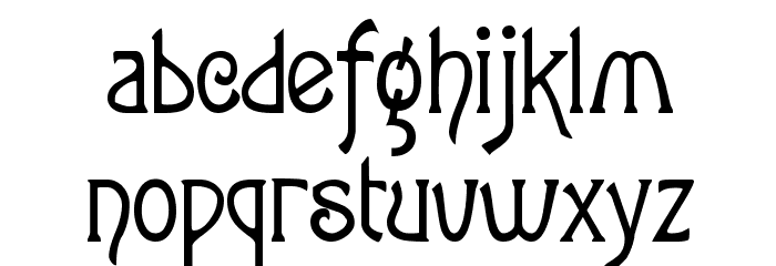 Lansbury FG Font LOWERCASE