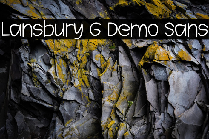 Lansbury G Demo Sans Example 2