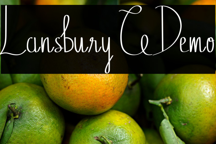 Lansbury G Demo Example 2