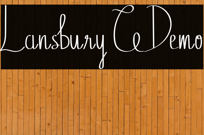 Lansbury G Demo Example 3