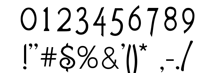 Lansbury Font OTHER CHARS