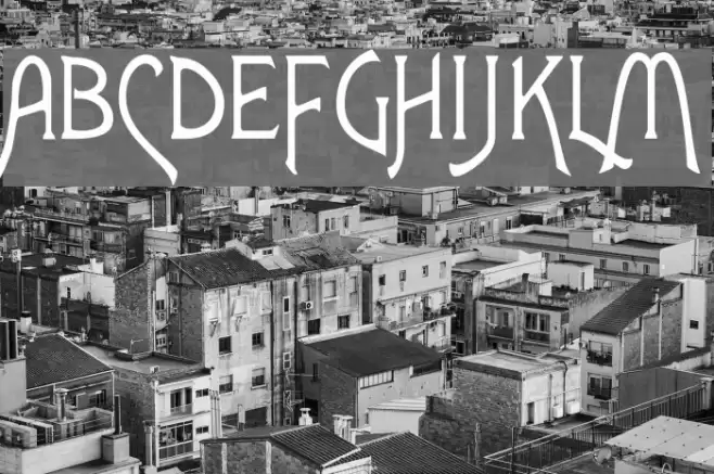 Lansbury Font examples