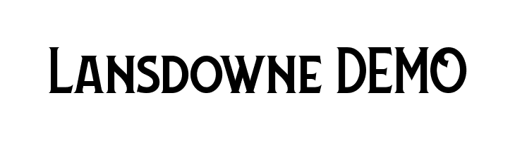 Lansdowne DEMO Font