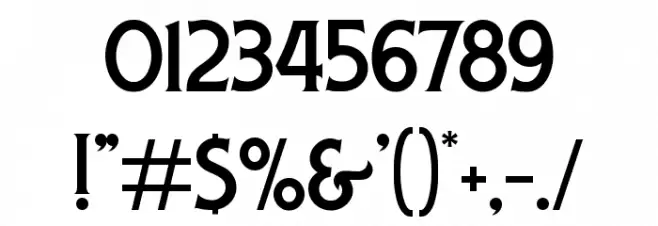 Lansdowne DEMO Font OTHER CHARS