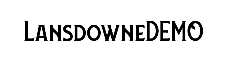 LansdowneDEMO  免费字体下载