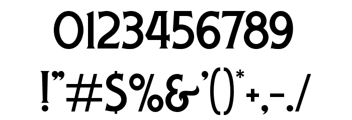 LansdowneDEMO Font OTHER CHARS