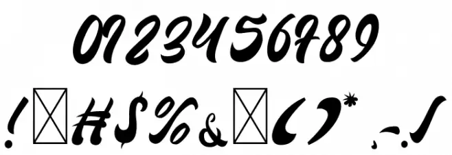Lantenia Regular Font OTHER CHARS