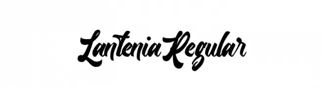Lantenia Regular  フリーフォントのダウンロード