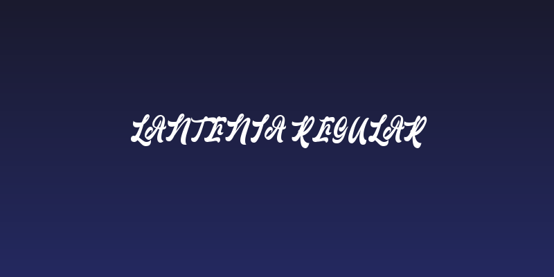 Lantenia Regular Social Header