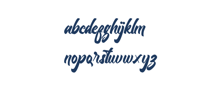 Lantenia Regular Lowercase