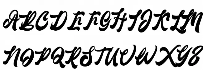 Lantenia Regular Font UPPERCASE