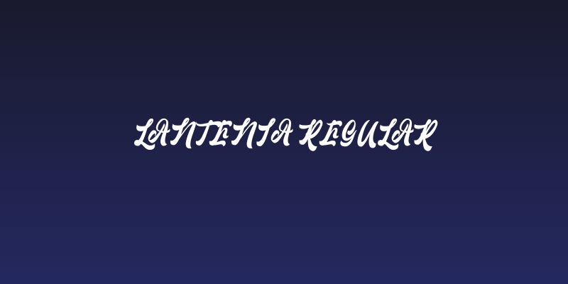 Lantenia Regular Social Header