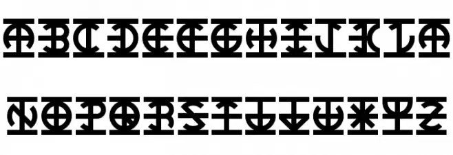 Lantern خط أحرف كبيرة