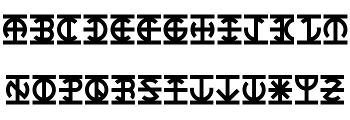 Lantern Font LOWERCASE