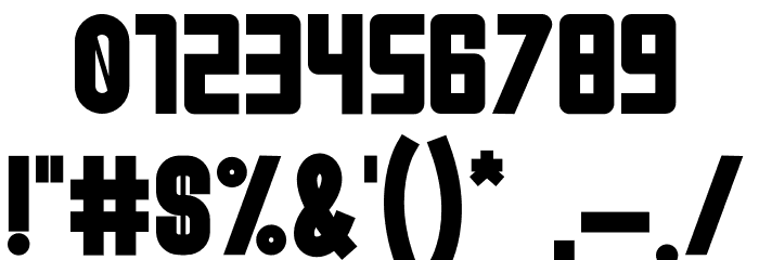 Lanterosy Sans Serif Font OTHER CHARS