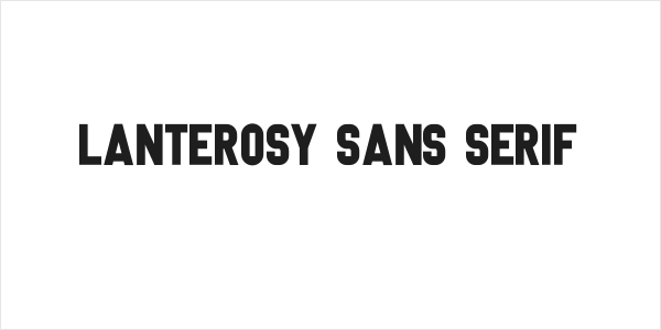 Lanterosy Sans Serif Logo