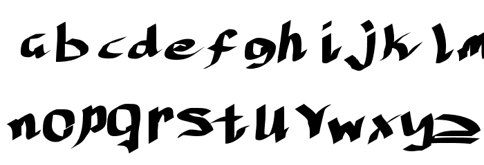 Lantfnask Font LOWERCASE