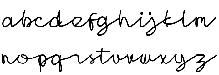 Lanxi Rexas Font LOWERCASE