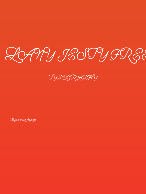 Lany Jesty Free Poster