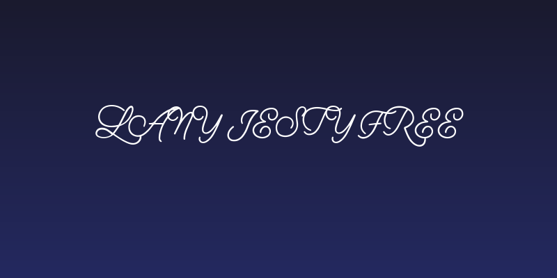 Lany Jesty Free Social Header