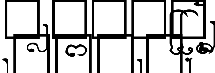 Lao Dhamma 1 Font LOWERCASE