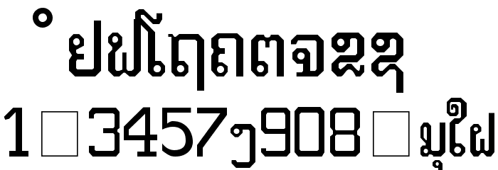 laos fonts