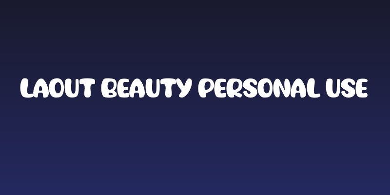 Laout Beauty Personal Use Social Header