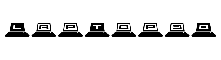LapTop 3D  font caratteri gratis