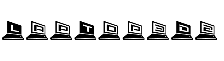 LapTop 3D2  नि: शुल्क फ़ॉन्ट्स डाउनलोड