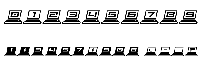 LapTop Italic Font OTHER CHARS