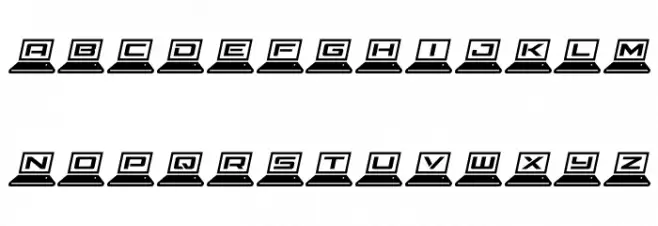 LapTop Italic Caratteri MINUSCOLO