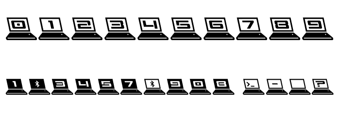 LapTop Leftalic Polices AUTRES CHARS