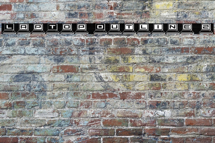 LapTop Outline 2 Example 2