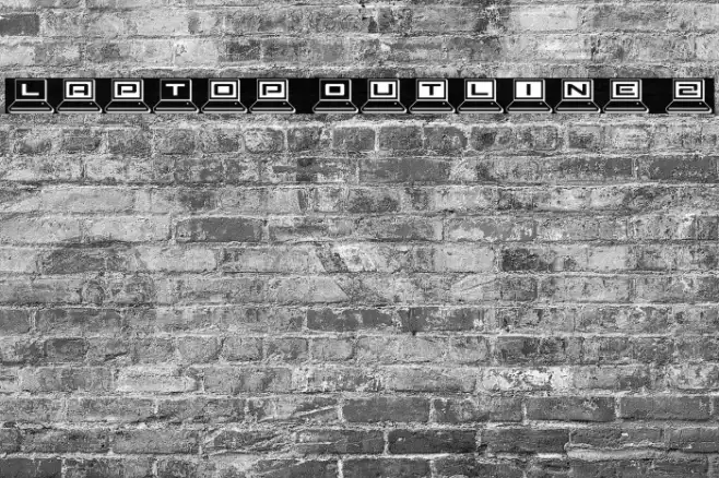 LapTop Outline 2 Example 2