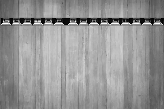 LapTop Scanlines Font examples