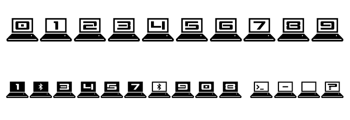 LapTop Font OTHER CHARS