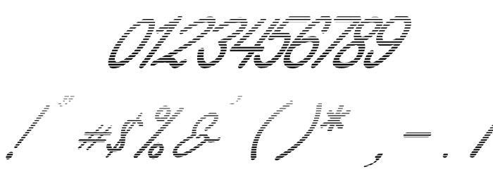 Lapendos Stripes Bold Font OTHER CHARS