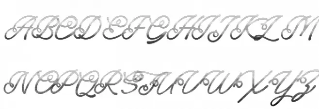 Lapendos Stripes Bold Font Litere mari
