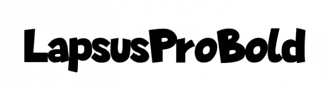 Lapsus Pro Bold  Descarca Fonturi Gratis