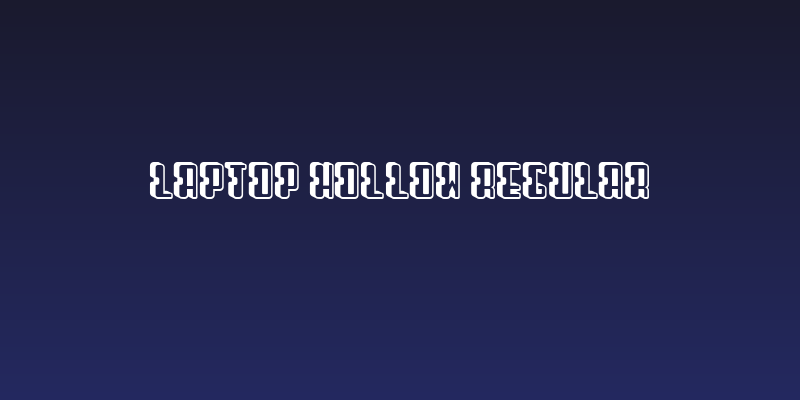Laptop Hollow Regular Social Header